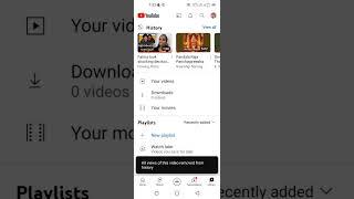 How to remove Youtube Watch History #Youtube watch Hisory remove in Telugu