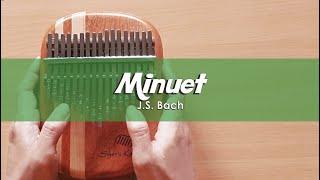 Minuet (J.S. Bach) | Kalimba Cover With Number & Letter Tabs | Easy, normal, hard level arrangements
