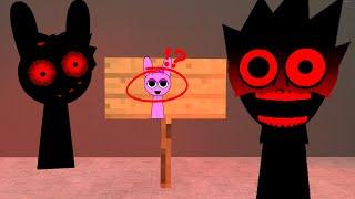 Nightmare Sprunki OWAKCX and Nightmare Sprunki Pinky wants me to find Sprunki Baby Pinky