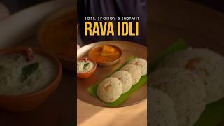 Instant Rava Idli Recipe | Soft Spongy Delicious | Chef Sanjyot Keer #shorts #ytshorts