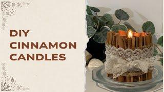 DIY Cinnamon Candles