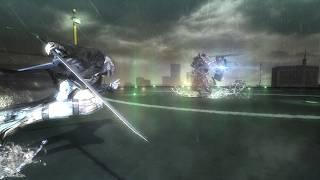 MGR:MGS4 Coat + Prologue Sword-Sundowner Bossfight (Very Hard mode)