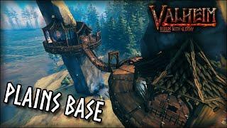 I Built a Plains Pillar Base in Valheim | Valheim Builds