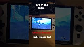Oblivion Remaster Preformance Test GPD Win4 7840U #oblivion #elderscrolls #oblivionremaster #gaming