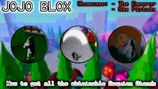 Jojo Blox - How to get all the obtainable Requiem Stands + SC and MR new moves + TE and 6P Showcase