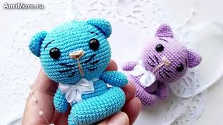 Амигуруми: схема Котёнок. Игрушки вязаные крючком - Free crochet patterns.