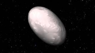 Animation of the chaotic spin of Pluto’s moon Nix