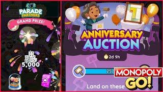 Grand Marshal M New Token Gameplay- Monopoly Go Parade Partner Event Full Complete #monopolygo