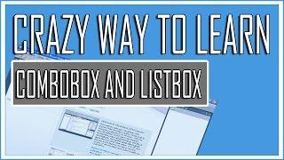 Visual Basic Beginners Lesson3 - Combo box and List Box (Crazy Tutorial)