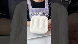 고체화가 된 요구르트..?