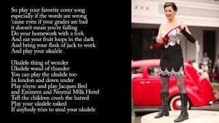 Amanda Palmer & The Grand Theft Orchestra - Ukulele Anthem (Lyric Video)