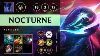Nocturne Jungle vs Lillia - KR Grandmaster Patch 25.12
