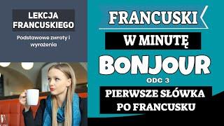 FRANCUSKI W MINUTĘ PIERWSZE SŁÓWKA PO FRANCUSKU ODC 3