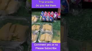 Thai snacks #shorts #snacks #desert #thaisnacks #viral #asmr