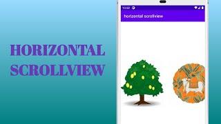 How to create horizontal scrollview in android | scroll view in android | horizontal scrollview 