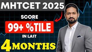 MHTCET 2025 - 99+ in last 4 months Strategy | Zeta Batch - GanitAnk