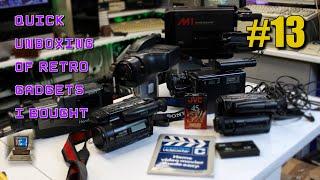 EBAY RETRO GADGETS I BOUGHT Video #13 Including Panasonic M1 full size VHS Camcorder from 1985