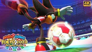 Mario & Sonic at the Tokyo 2020 Olympic Games Football Shadow Vs. Waluigi | 4K