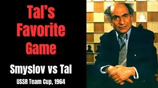 Tal's Most Unusual Queen Sacrifice. Smyslov vs Tal, 1964