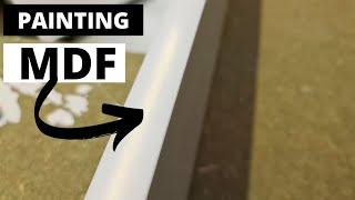 How to paint MDF