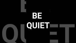 be quiet @BerlinAtmospheres