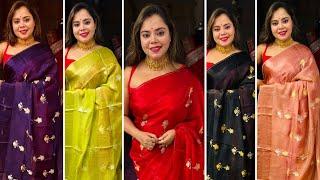Offer price rs 3695 booking  no 7003784526️ mashru georgette saree golden zari weaving ️