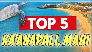 Kaanapali Maui 2024 Top 5 Things To Do - Black Rock, Sea Turtles, Golf, Torch Lighting Ceremony