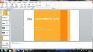 Personal vDisk XenDesktop 5.6 Demo.mp4