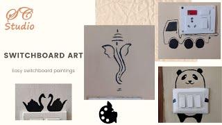 Switchboard Painting DIY | Sans Craft Studio | Easy Switchboard Art