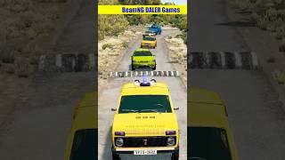 Cars vs Massive Magic Color Speed Bumps