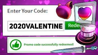 NEW FREE ITEMS AND WORKING PROMO CODES FOR ROBLOX (FEBRARY 2020)