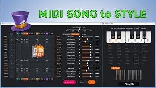 Tips for creating great Yamaha Styles  MIDI Song to Style  Yamaha style Creator software free