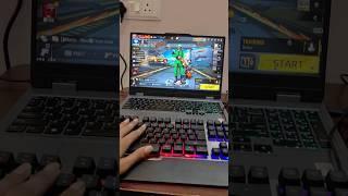 Playing free fire in my gaming laptop || first time playing FF in pc  #shorts #minivlogfreefire