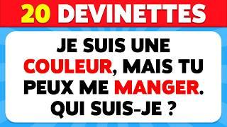 Seul un GÉNIE peut résoudre ces ÉNIGMES  | 20 devinettes IMPOSSIBLES | Test de QI