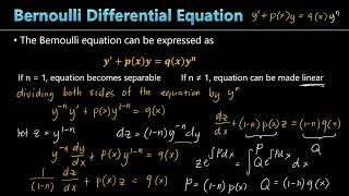 Bernoulli Differential Equation