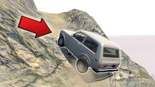 ГРУЗИН ВЫСКОЧИЛ НА СВОЕЙ НИВЕ НА БЕЗДОРОЖЬЕ l УТОПИЛ НИВУ? l BEAMNG DRIVE