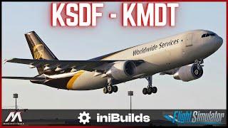 MSFS Live | Xmas Giveaway! | iniBuilds A300 | Louisville (SDF) ︎ Harrisburg (MDT) #msfs2024