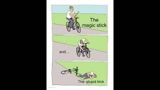 Meme Magic! #memes #ironicmemes #laugh #funnymemes #tricks #magic #magicstick #fool