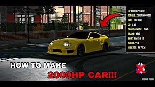 HOW TO MAKE 2000HP CAR WITHOUT GG - CAR PARKING MULTIPLAYER