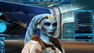 Star Wars The Old Republic Character Creation BETA