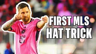 Messi FIRST MLS HAT TRICK powers Inter Miami to single-season points record!