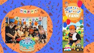 IT's A BLIPPI 4th BIRTHDAY for EVANN!