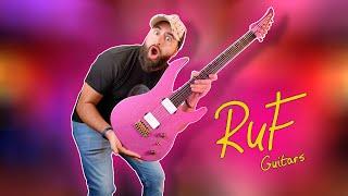 GLAM METAL RETURNS! | RUF GUITARS Schrödinger 6 Pink Glitters