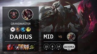 Darius Mid vs Zed - KR Grandmaster Patch 10.12