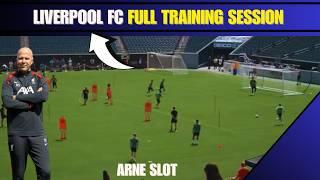 Liverpool FC Full Training Session with Arne Slot: Inside Look!