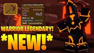 VOLCANIC CHAMBERS LEGENDARY *WARRIOR* LAVA KING'S WARSCYTHE | DUNGEON QUEST ROBLOX