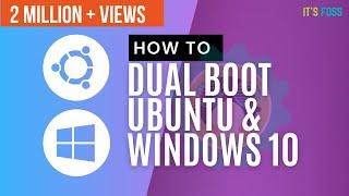 How to Dual Boot Ubuntu and Windows 10