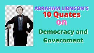 Quotations from Abraham Lincoln on Democracy and Government #SHORTS