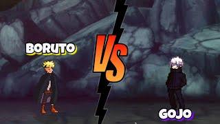 Gojo Vs Boruto jujutsu kaisen x naruto fights / mugen