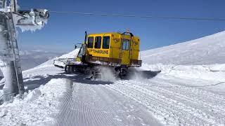 Snow-Cat on Mt. Hood. Timberline Resort. Top of Palmer